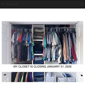 1/31 closet closing